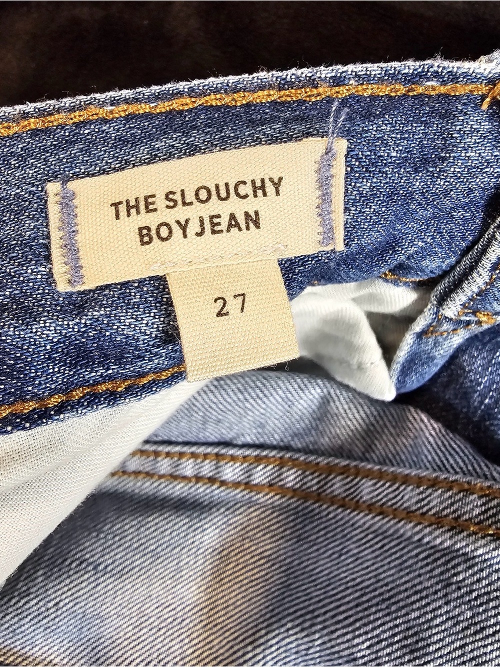 Madewell The Slouchy Boyjean Size 27 Low Rise Distressed Jeans NWT - Picture 12 of 16